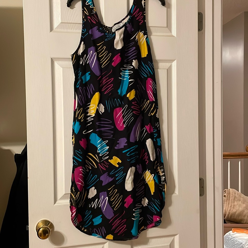 VINTAGE Saks Fifth Avenue Printed Dress
